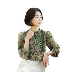 밀리마일 [밀리마일]블러썸시폰블라우스