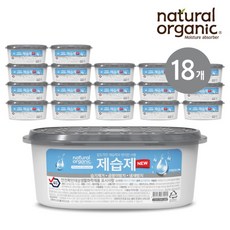 [네츄럴오가닉] 무향 탈취 강력제습제 대용량 18P, 제품명:무향 제습제 대용량18P