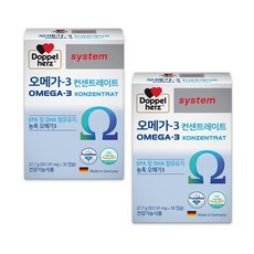 도펠헤르츠 오메가3 컨센트레이트, 2개, 27.7g