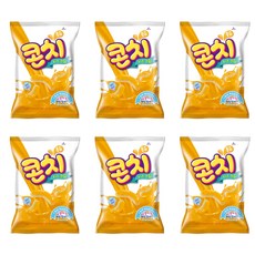 크라운 콘치 치즈크림, 66g, 6개