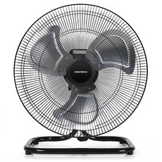 대우 좌우회전 5단 대형 공업용 업소용 선풍기 51cm, DEF-SF2000H, 블랙