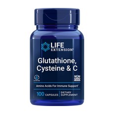 Life Extension 글루타치온 시스테인 & C 100캡슐, 1개