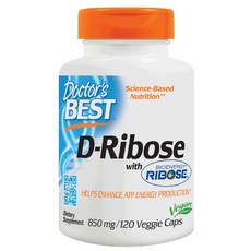 닥터스베스트 D-리보스 850mg 글루텐 프리 베지 캡, 120정, 1개