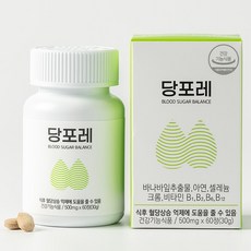 모어트루 당포레 혈당관리 바나바잎 영양제, 60정 (2개월분), 1개, 60정