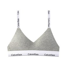 캘빈클라인 언더웨어 CK 여성 로고 브라렛 브라 QF7059 GREY