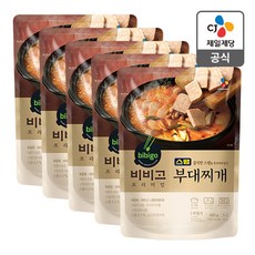 CJ 비비고 스팸부대찌개, 460g, 5개