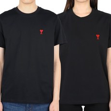 디몬트 22 S/S 아미 공용 하트 로고 클래식핏 반팔블랙 BFUTS001 724 001
