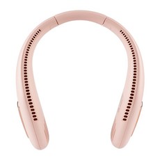 비켄 소음방지 넥밴드 선풍기 화이트, Pink, F41