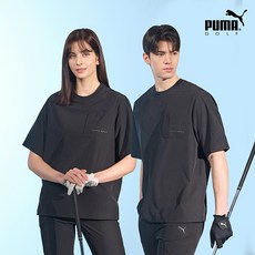 [푸마골프] 우븐 반팔 티셔츠 4컬러 택1