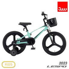 (완조립/사은품) 삼천리 2023 레스포 트레이스 18인치 아동용 자전거, 민트  (완조립)