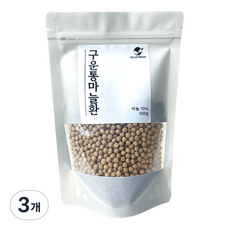 헬로우그린 구운통마늘환 팩, 3개, 500g