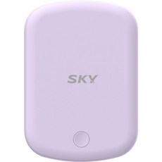 SKY 필 10000mAh 미니 맥세이프 호환 고속충전 20W PD 유무선 보조배터리 C타입, 퍼플, SKY-WX1Mag