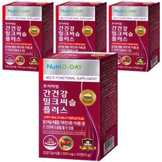 뉴트리디데이 프리미엄 간건강 밀크씨슬 플러스, 30정, 4개