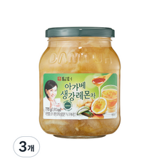 담터 아가베 생강레몬 액상차, 770g, 3개, 3개