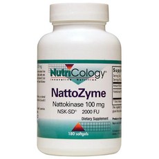 뉴트리콜로지 나토자임 Nattokinase 100mg 180정 소프트젤, 1개