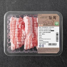 파머스팩 듀록 한돈 무항생제 인증 눈꽃 삼겹살 구이 에어프라이어용 (냉장), 500g, 1개