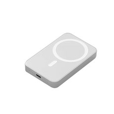 PYHO 맥세이프 마그넷 보조배터리 20W 무선고속충전, 흰색, 10000mAh