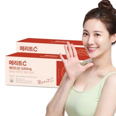 [본사] 휴온스 메리트C산 3000mg 고함량 영국산 비타민C 6개월분 90포 2박스, 270g, 2개
