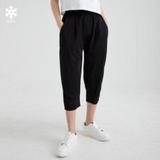 캐럿 여성용 아이스 쿨링 7부 바지