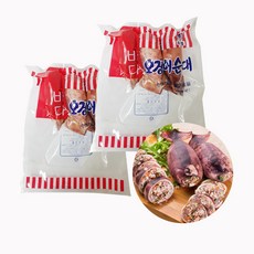 [푸른강산애] 속이 꽉찬 오징어순대 350g, 2팩