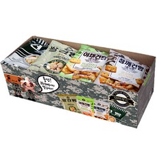 군대 건빵 3p + 쌀건빵 3p + 야채건빵 3p + 참깨건빵 3p 세트, 1세트