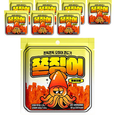 쫀슐랭 쫀징어 오리지널, 50g, 8개