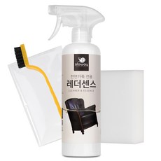 슬로웨이 천연가죽클리너 쇼파 가방 구두 관리제품 + 브러쉬 1p + 타올 + 스펀지, 1개, 500ml