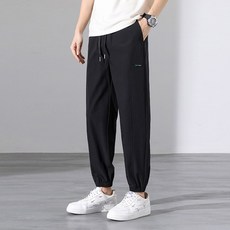 코디코치 남성 아이스 냉장고 바지 여름 밴딩 스판 썸머 조거 팬츠