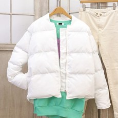 이힝 고퀄 루즈핏 웰론 여성 숏패딩