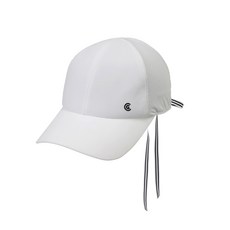 클리브랜드 여성용 벤틸레이션 리본장식 골프 캡모자 CGWCP227030, 화이트