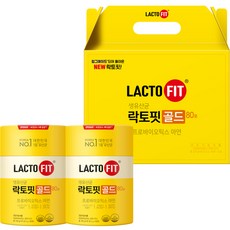락토핏 골드 유산균 80p 더블 선물세트, 320g, 1개