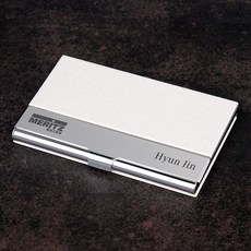 제이엘 모던 명함지갑 이니셜 이름 로고 각인 무료 카드/명함지갑