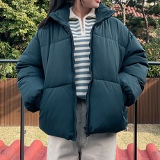 트위 여성용 MADE 라메스 숏 패딩 tjp0053