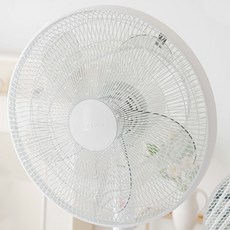 유트러스 도트 자수 선풍기 안전망, 화이트(도트), 1개