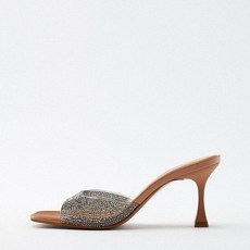 자라 ZARA 여름 여성화 샌들 힐 롤업 2322910 111