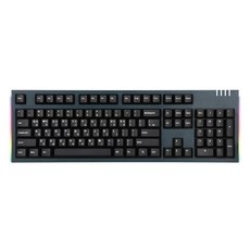 앱코 HACKER 이색사출 PBT 체리 키보드 저소음 적축, K660M, 미드나잇그린