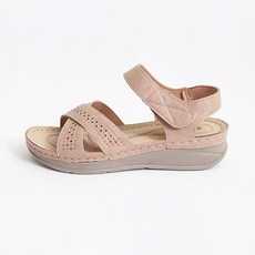 이즈릿 큐비 여성 스트랩 벨크로 샌들 4.5cm