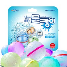 아미띠에 애니멀 워터팡 다회사용 실리콘물풍선, 물캉이6입