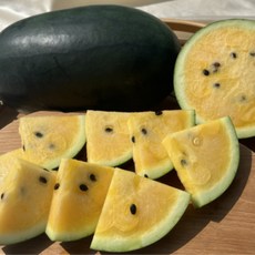 달콤한 고당도 미니 블랙 망고수박 노란수박, 망고수박 1수(1.5~2kg), 1수