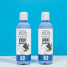 프로폴린스 가글 프로폴리스 구강청결제 벚꽃향 600ml 2병