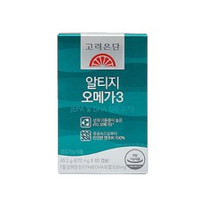 고려은단 알티지 오메가3 60캡슐 x 1박스 (2개월분), 2개, 60정
