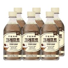 조지아 크래프트 라떼, 470ml, 6개