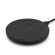 벨킨 부스트업 15W 초고속 무선 충전 패드 퀵차지 24W + 어댑터 WIA002kr, 블랙, 1세트