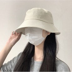 비딩그로스 여성 버킷햇 무지 빅사이즈 대두 벙거지 모자