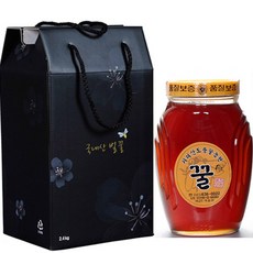 [지리산토종꿀농원] 잡화꿀 유리병2.4kg(사양꿀)