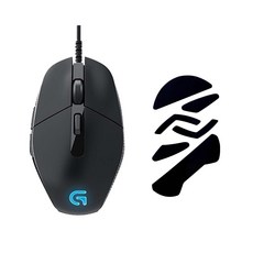 로지텍 G302 Daedalus Prime 게이밍 유선마우스+마우스 피트 세트, M-U0044