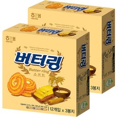 해태제과 버터링 소프트, 238g, 2개