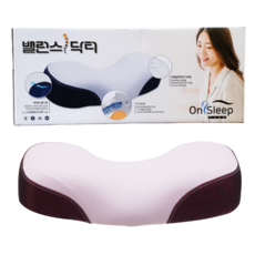 온슬립 플렉스 밸런스닥터 베개, 딥레드