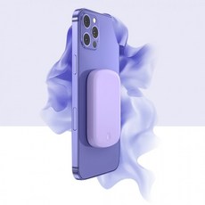 [무선] 맥세이프 고속충전 20W 10000mAh 보조배터리, 핑크