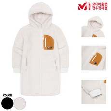 밀레 뽀글이 역시즌 키즈 아동 겨울 후리스 롱자켓 아웃도어 경량